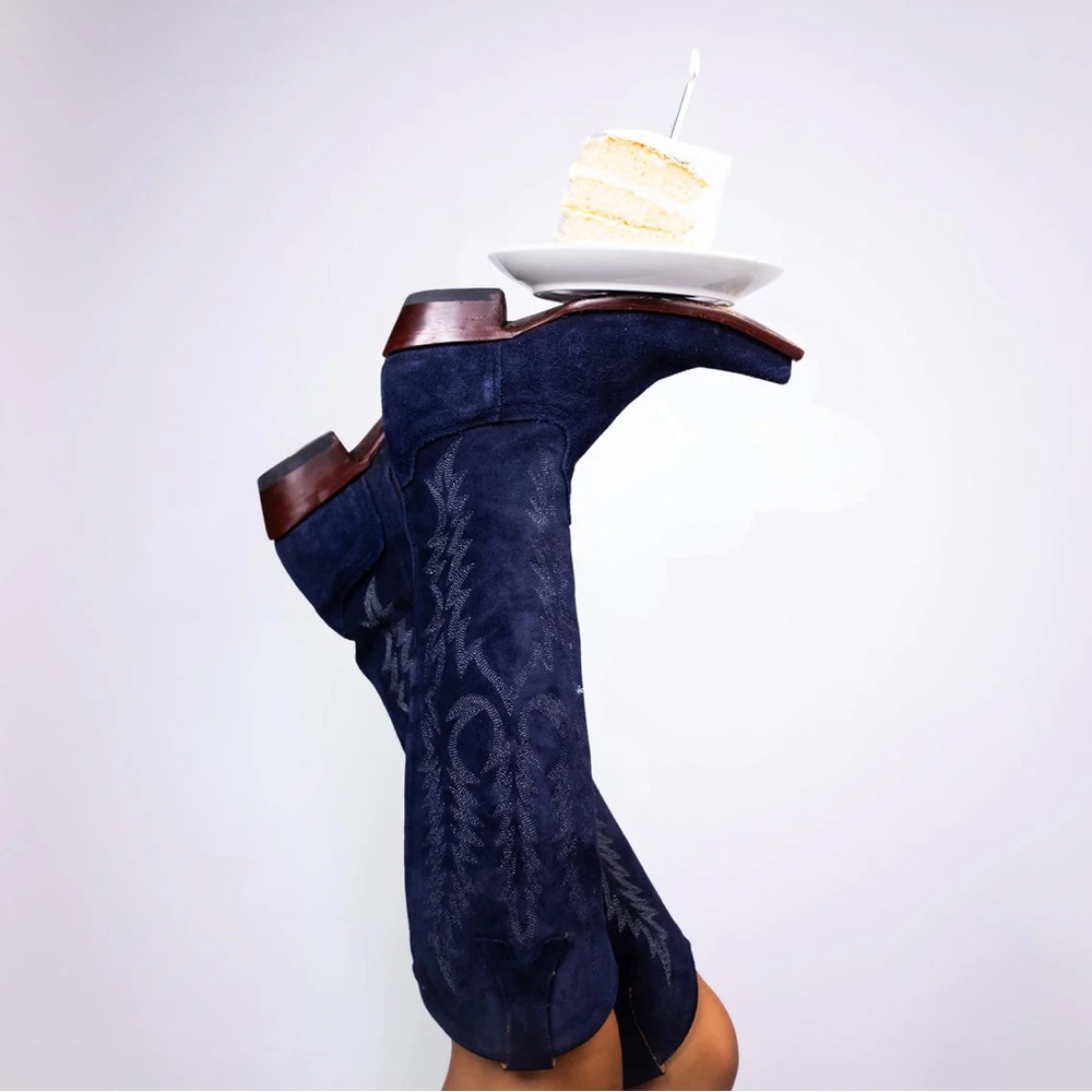 Old Gringo Indigo Heeled Boots - Picture 8 of 12